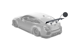 Robot Carbon Fiber Rear Spoiler Wing For Honda Civic 10th Gen Sedan