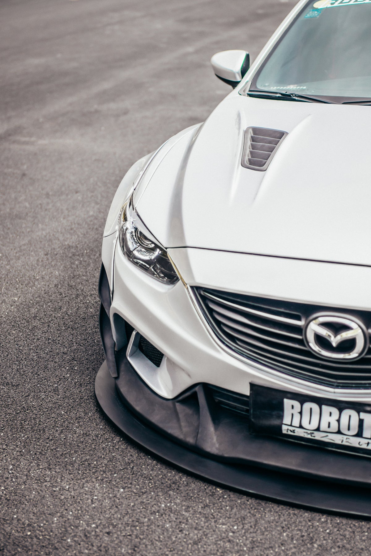 Robot Mazda 6 Canards 2014-2017 FRP or Carbon Fiber