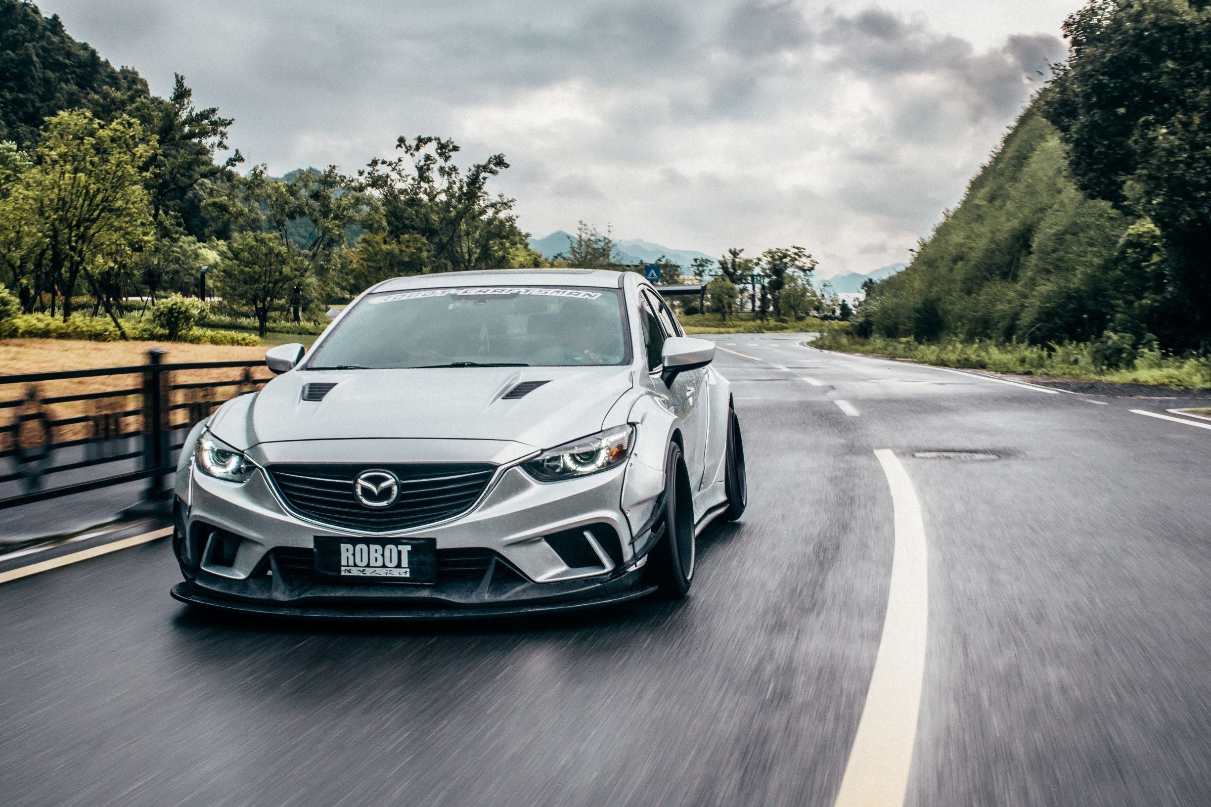 Robot Carbon Fiber Widebody Kit For Mazda 6 2014-2017