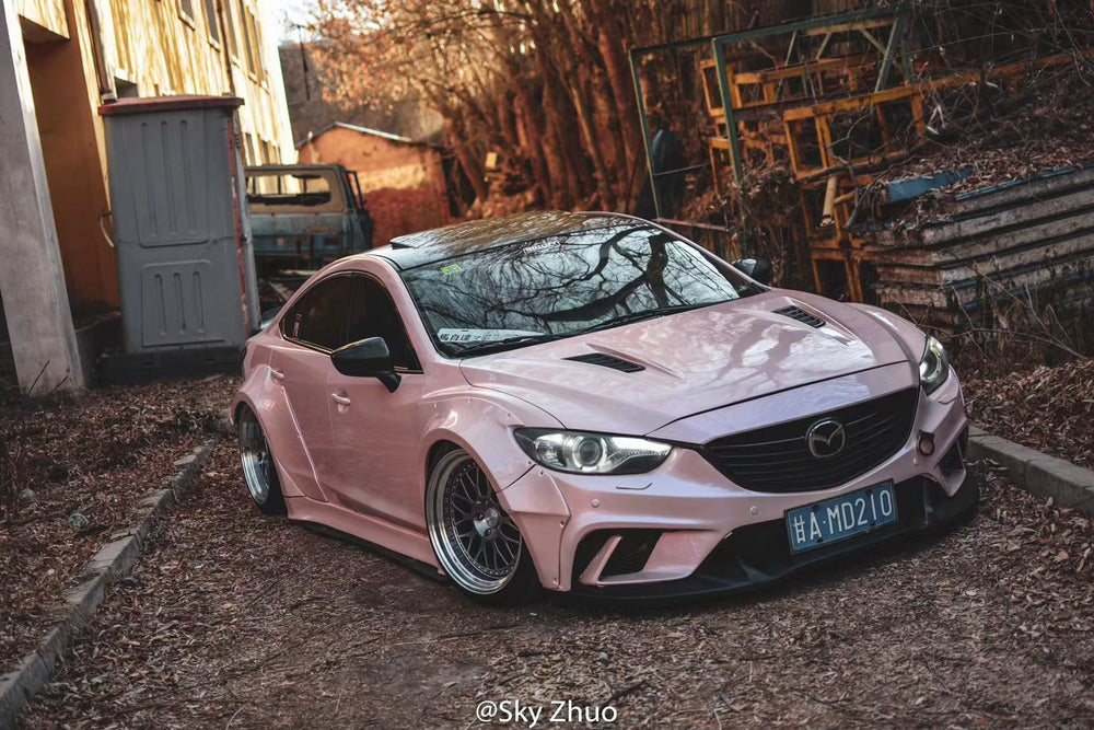 Robot Mazda 6 Hood Bonnet 2014-2017 FRP or Carbon Fiber