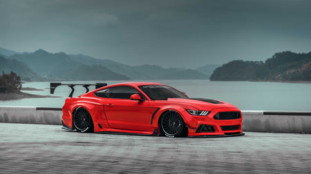 Robot  "STORM" Widebody Front Bumper & Lip For Ford Mustang S550.1 S550.2 GT EcoBoost V6