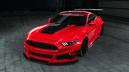 Robot  "STORM" Widebody Front Bumper & Lip For Ford Mustang S550.1 S550.2 GT EcoBoost V6