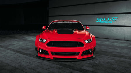 Robot  "STORM" Widebody Front Bumper & Lip For Ford Mustang S550.1 S550.2 GT EcoBoost V6