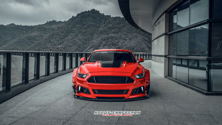 Robot  "STORM" Widebody Front Bumper & Lip For Ford Mustang S550.1 S550.2 GT EcoBoost V6