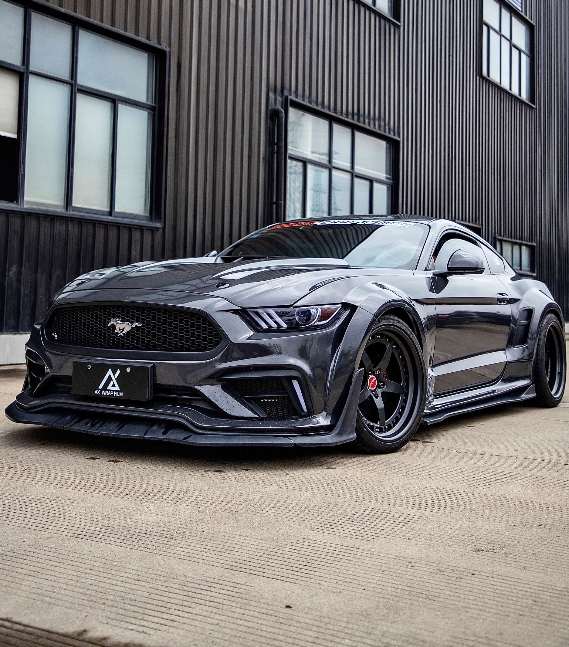 Robot  "Cavalier" Widebody Wheel Arches & Side Skirts For Mustang S550.1 2015-2017 Carbon Fiber