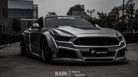 Robot  "STORM" Widebody Wheel Arches & Side Skirts For Ford Mustang S550.1 S550.2 GT EcoBoost V6