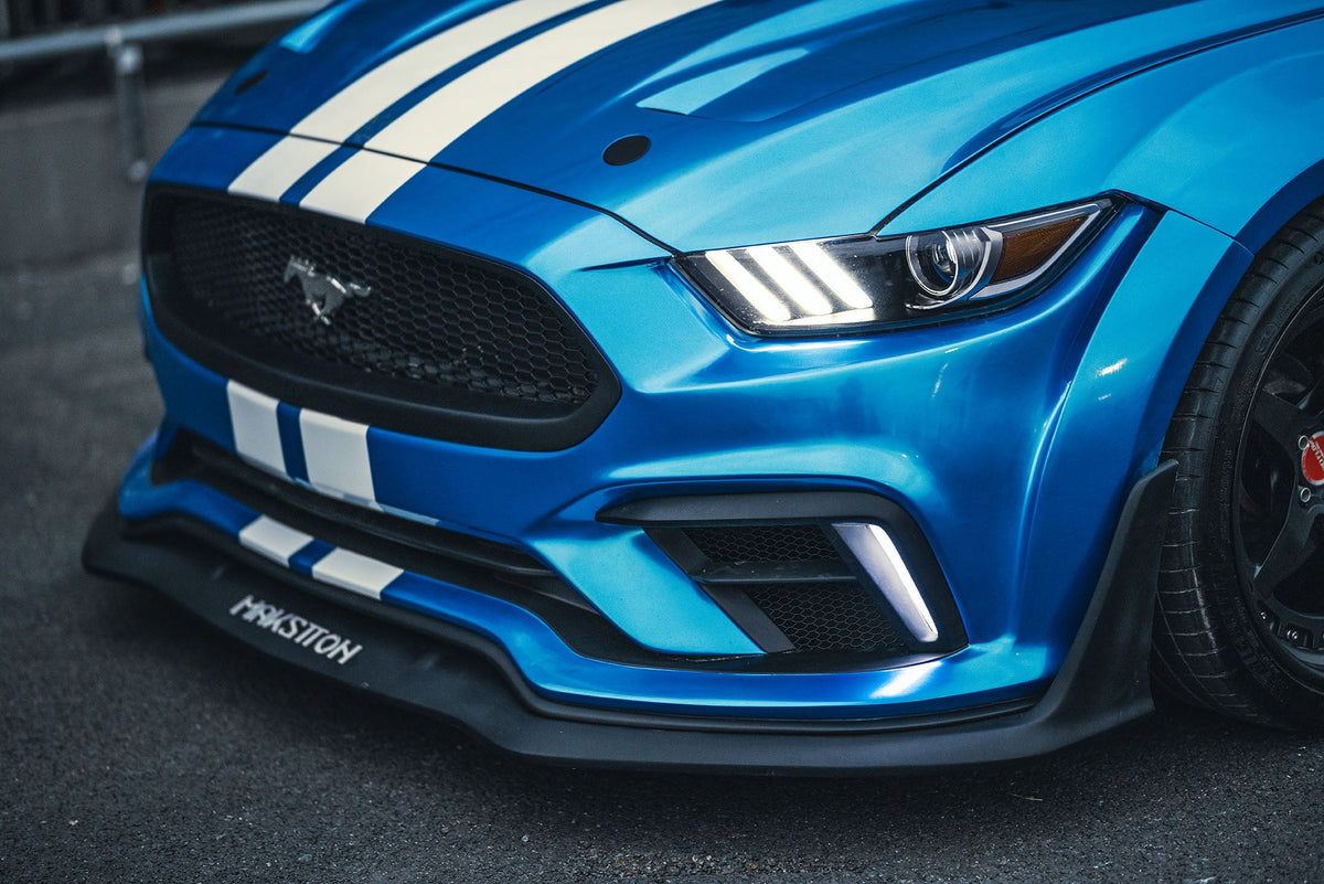Robot  "Cavalier" Widebody Front Bumper & Lip For Mustang S550.1 2015-2017 Carbon Fiber