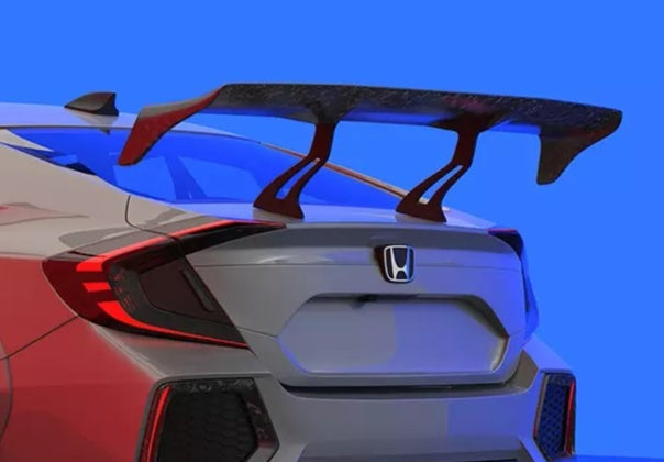 Robot Carbon Fiber Rear Spoiler Wing For Honda Civic 10th Gen Sedan