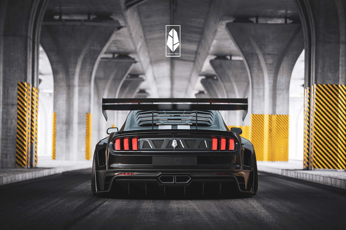 Robot "DAWN " Widebody Kit For Mustang S550 S550.2 2018-2022 Carbon Fiber