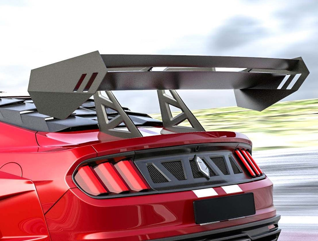 Robot "DAWN & DUSK" Rear Bumper and Diffuser For Mustang S550 S550.1 S550.2 2015-2022