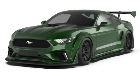 Robot  "Cavalier" Widebody Kit For Mustang S550.1 2015-2017 Carbon Fiber