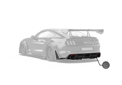 Robot  "Cavalier" Rear Diffuser For Mustang S550.1 S550.2 2015-2022 Carbon Fiber
