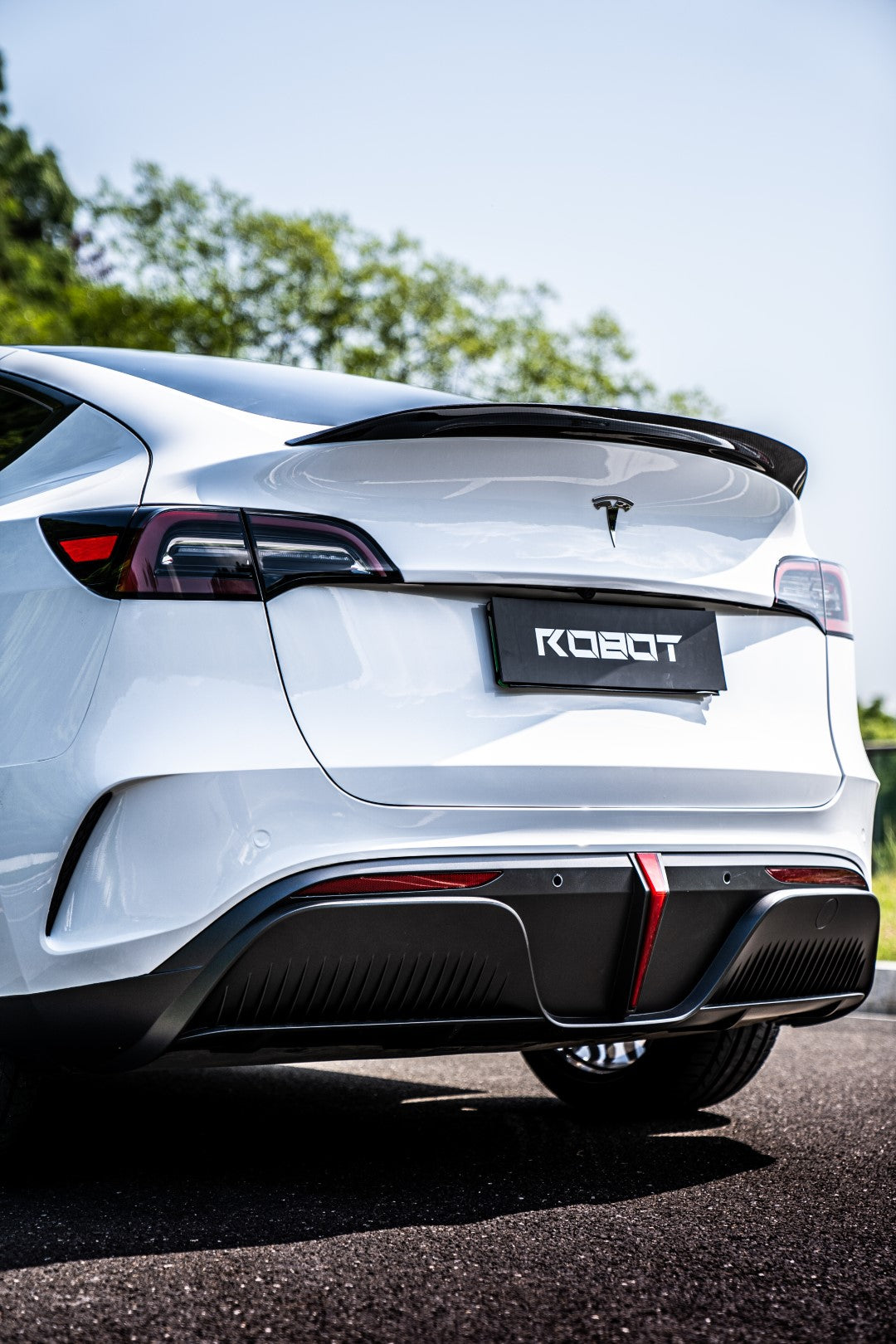 Robot "STARSHIP" Rear Bumper & Diffuser For Tesla Model Y / Performance