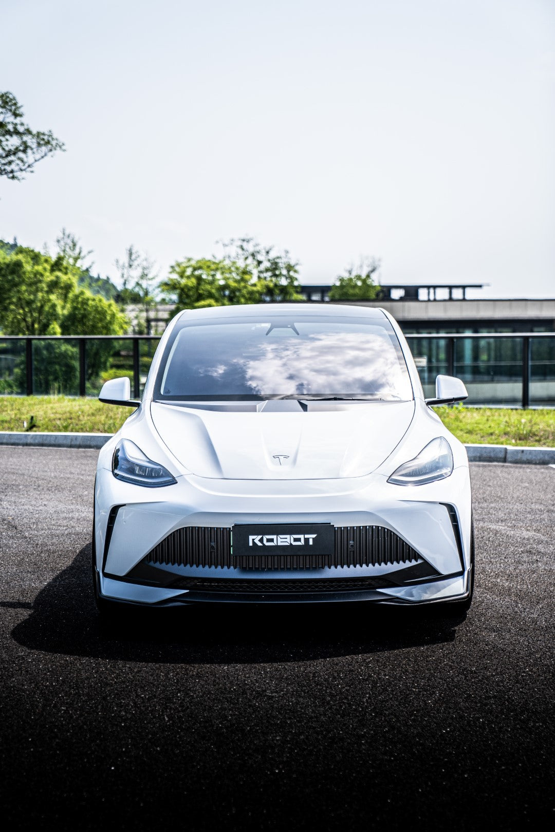 Robot "STARSHIP" Hood Bonnet For Tesla Model Y / Performance