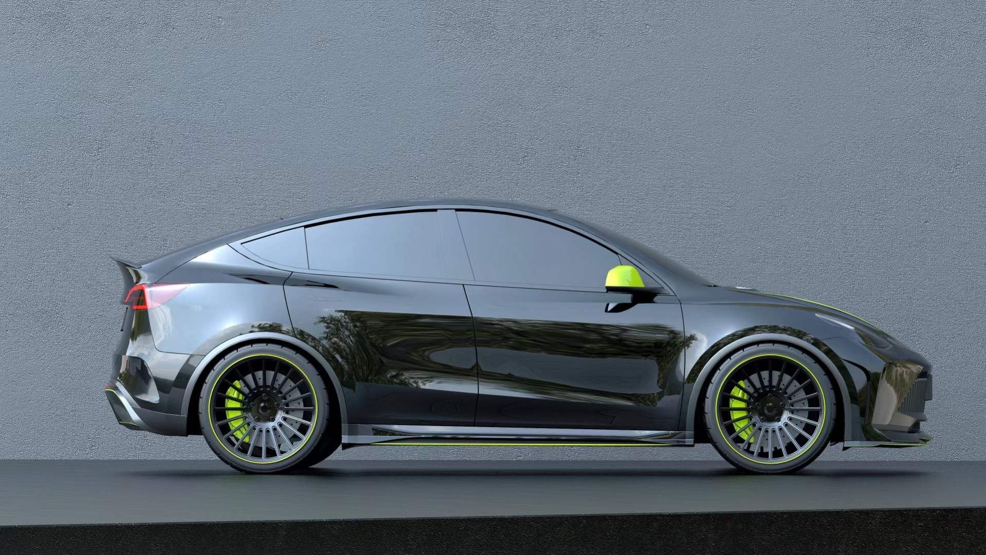 Robot "STARSHIP" Wheel Arches For Tesla Model Y / Performance