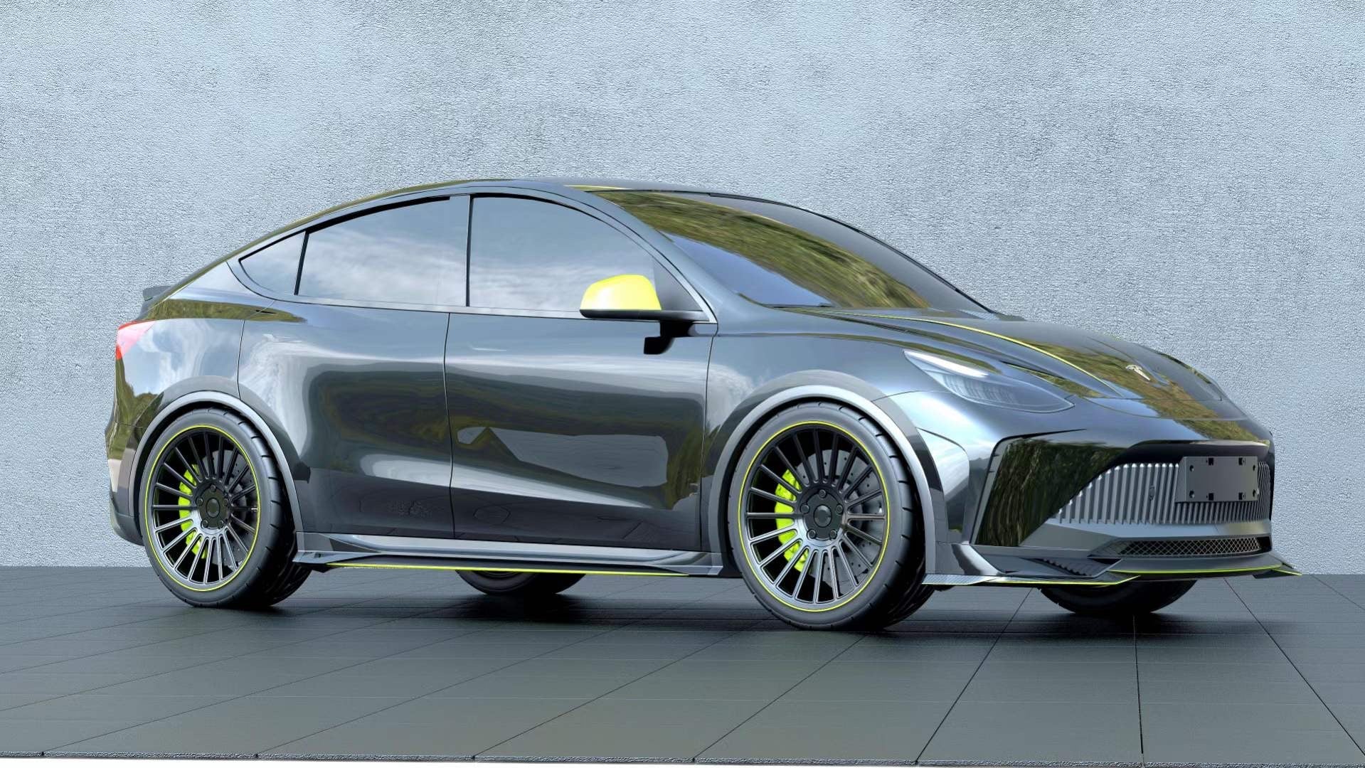 Robot "STARSHIP" Wheel Arches For Tesla Model Y / Performance
