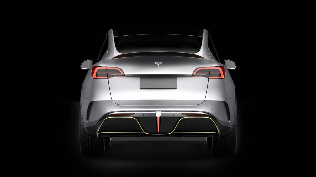 Robot "STARSHIP" Rear Bumper & Diffuser For Tesla Model Y / Performance