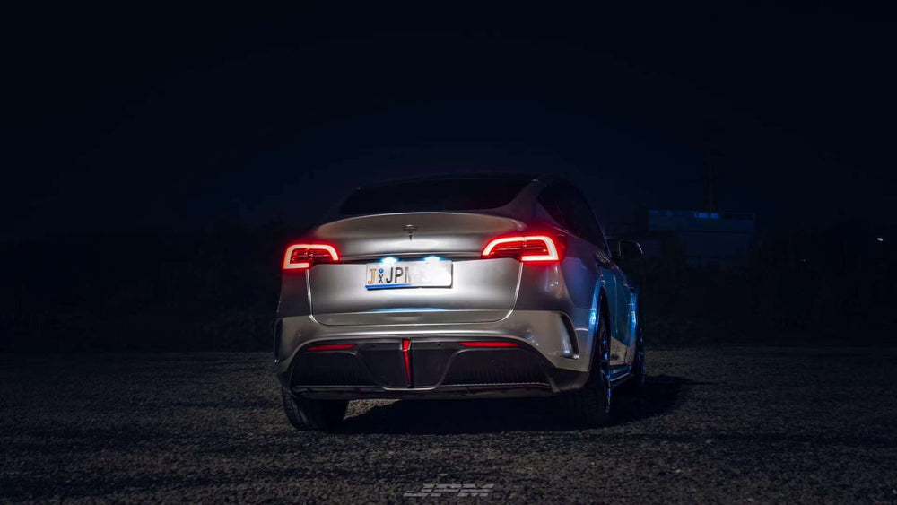 Robot "STARSHIP" Carbon Fiber Rear Spoiler For Tesla Model Y / Performance