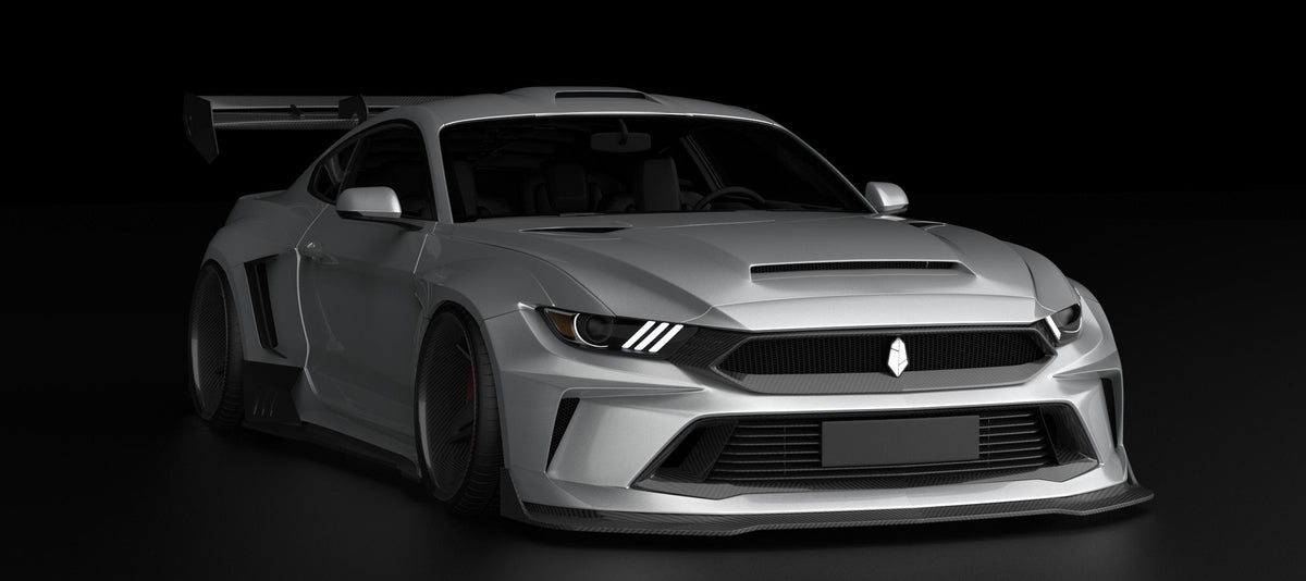 Robot  "DUSK" Widebody Kit For Mustang S550.1 S550.2 2015-2023