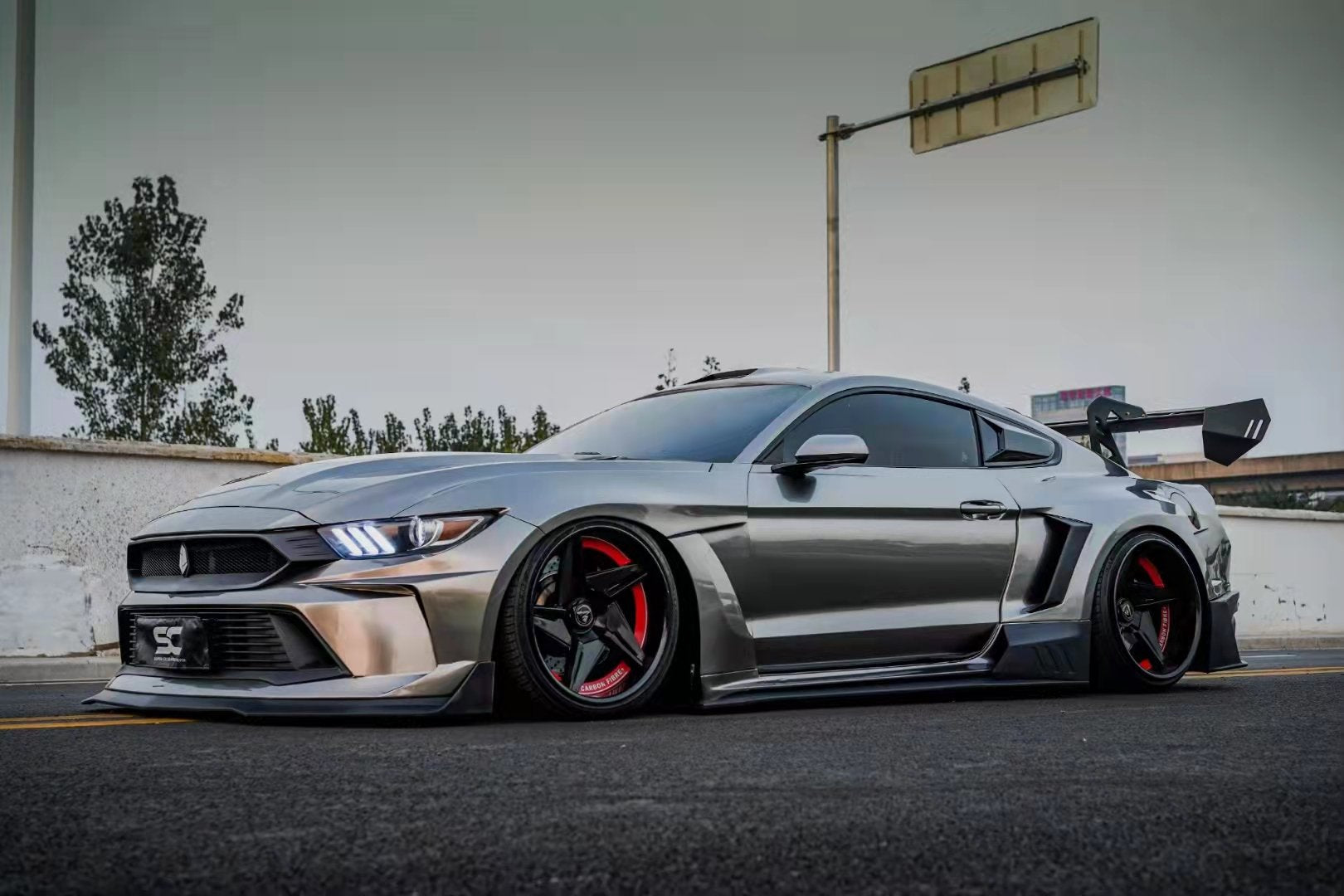 Robot  "DUSK" Widebody Kit For Mustang S550.1 S550.2 2015-2023