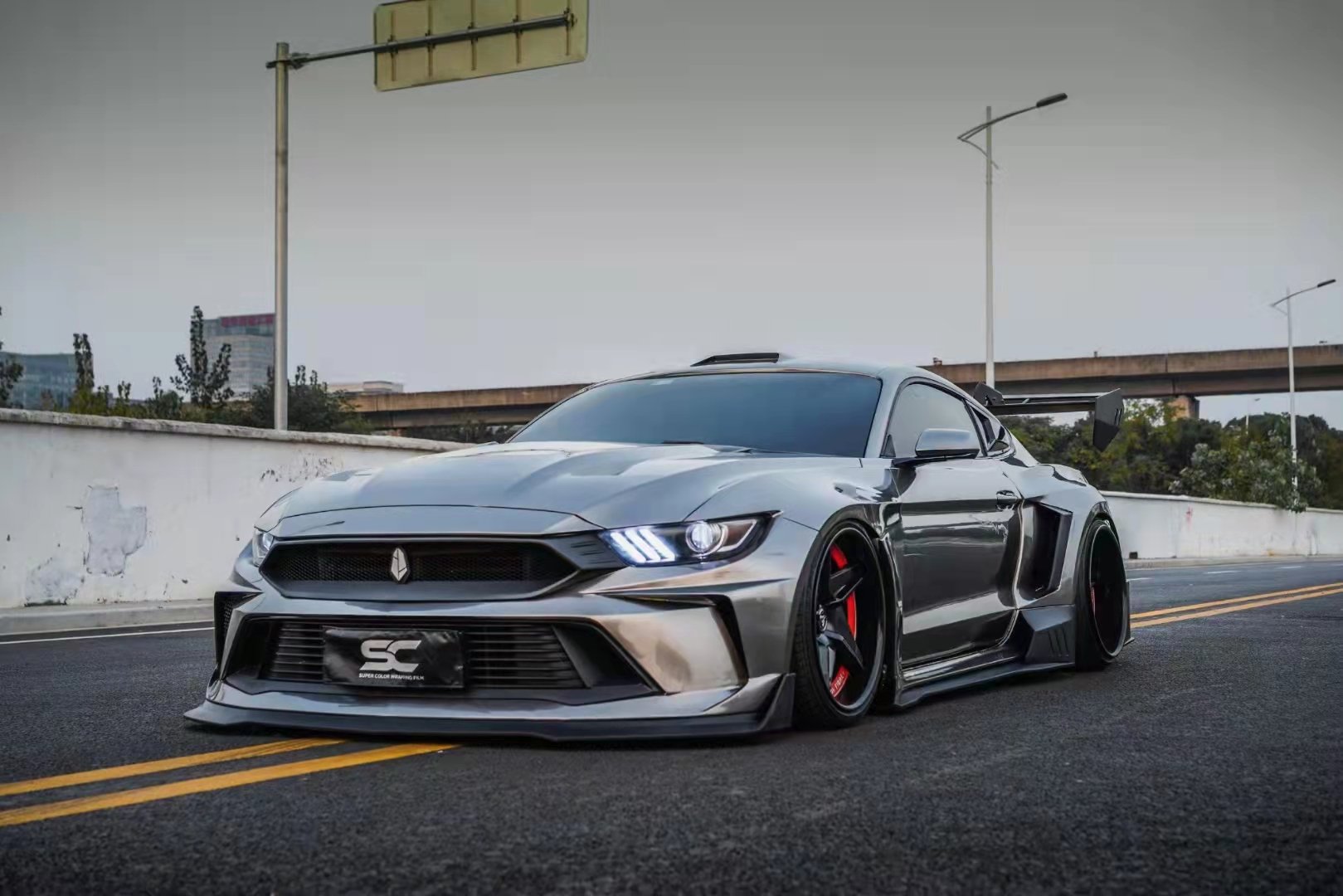 Robot  "DUSK" Widebody Kit For Mustang S550.1 S550.2 2015-2023