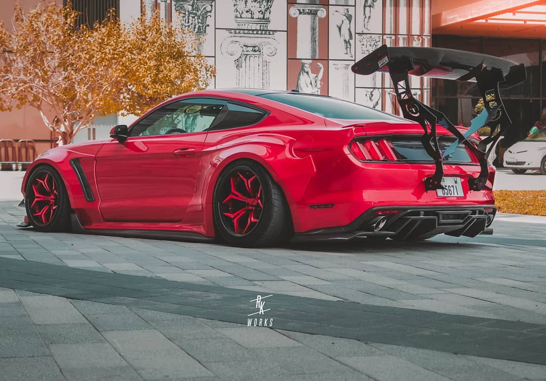 Robot  "STORM" Widebody Wheel Arches & Side Skirts For Ford Mustang S550.1 S550.2 GT EcoBoost V6