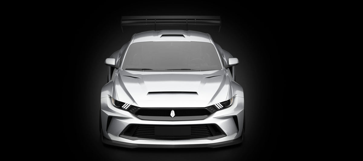 Robot "DUSK "Widebody Front Bumper & Lip For Mustang S550.1 S550.2 2015-2023