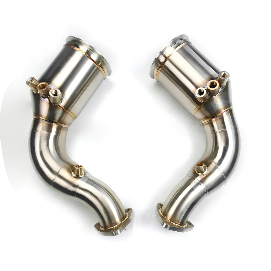 Rstype high ss304 catless exhaust downpipe for Bentley Bentayga V8 4.0T 2021~UP Downpipe