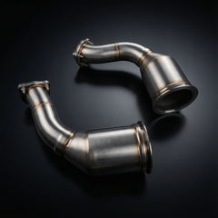 Rstype 高性能キャタレス排気ダウンパイプ Audi 2018~2019 Rs5 F5 Rs4 8W B9 2.9T Tfsi ダウンパイプ パイピング排気