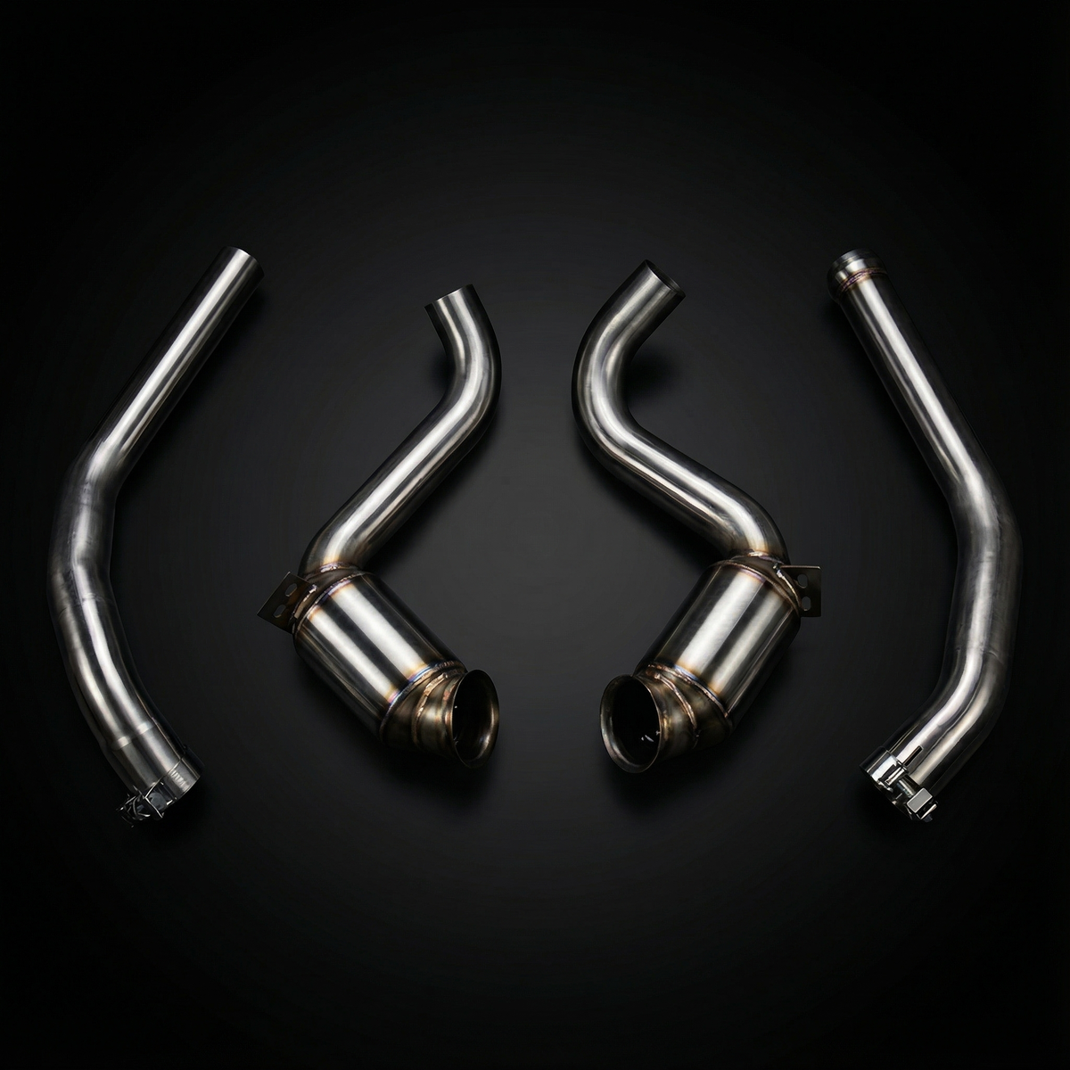 Mercedes-Benz GLE63 / GLE63S AMG (W167/C167) 2021+ M177 4.0T V8 Catless Downpipes | AME Motorsport