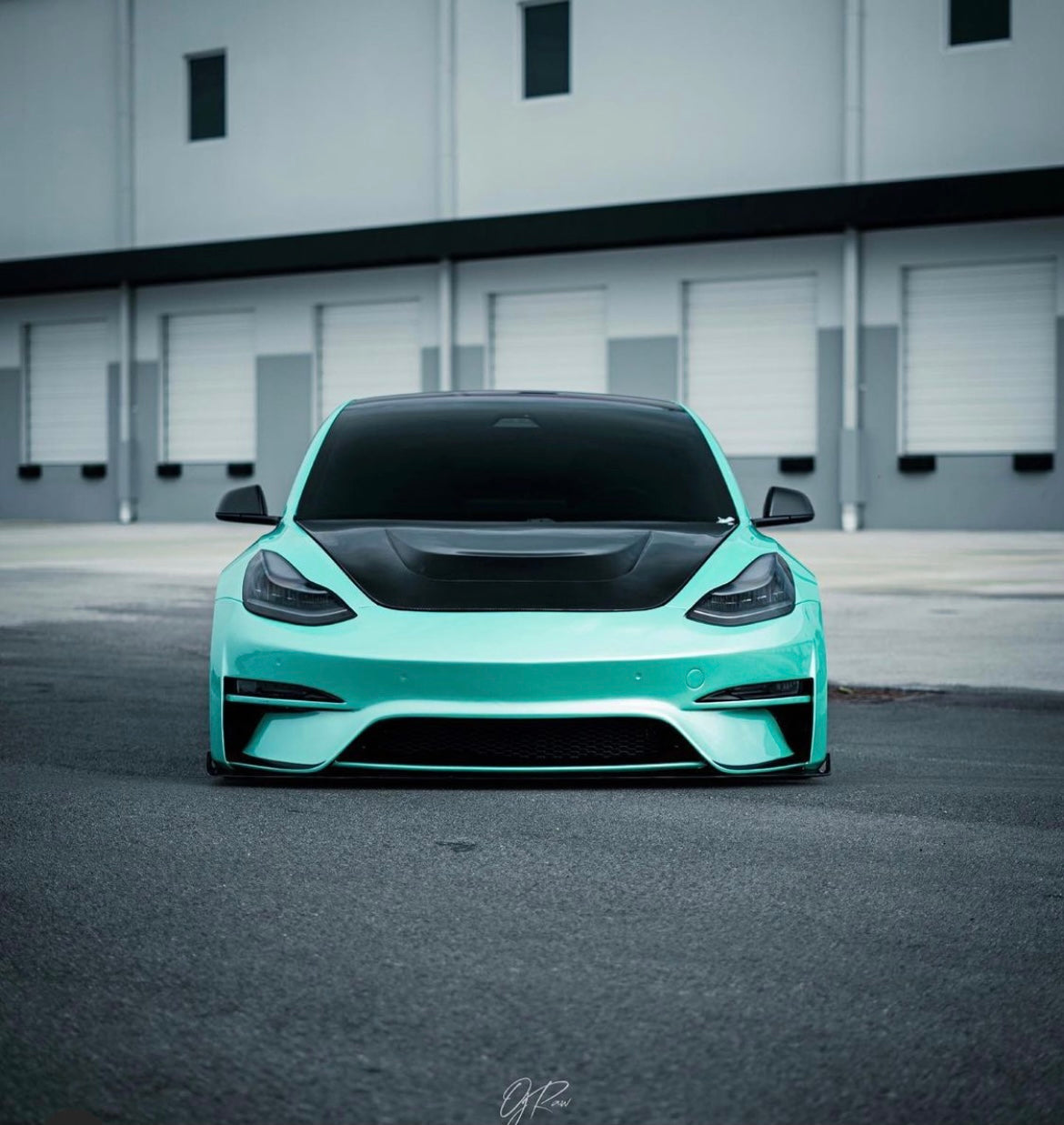 Robot "Crypton"  Front Bumper & Front Lip For Tesla Model 3
