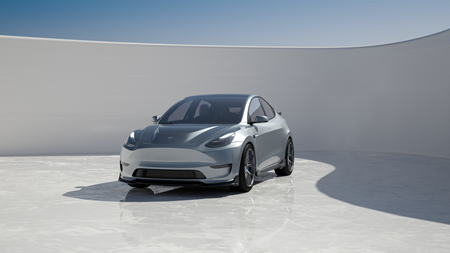 Robot "Crypton" Side Skirts For Tesla Model Y - Carbon Fiber or FRP