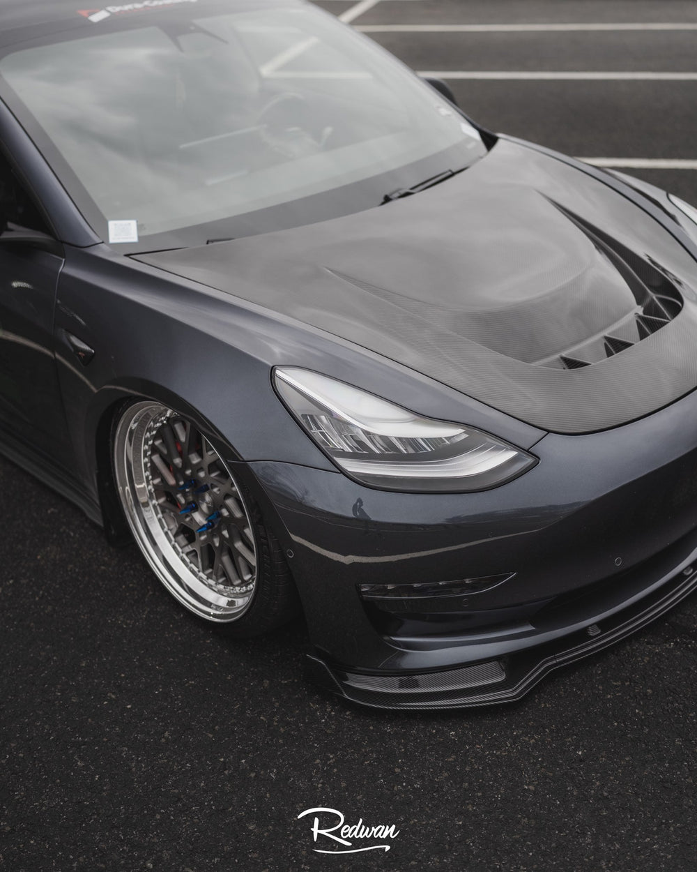 Robot "Crypton"  Hood Bonnet For Tesla Model 3