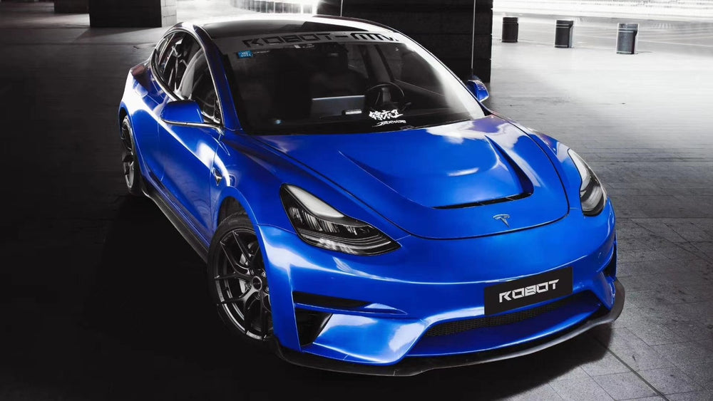 Robot "Crypton" Carbon Fiber Full Body Kit For Tesla Model 3