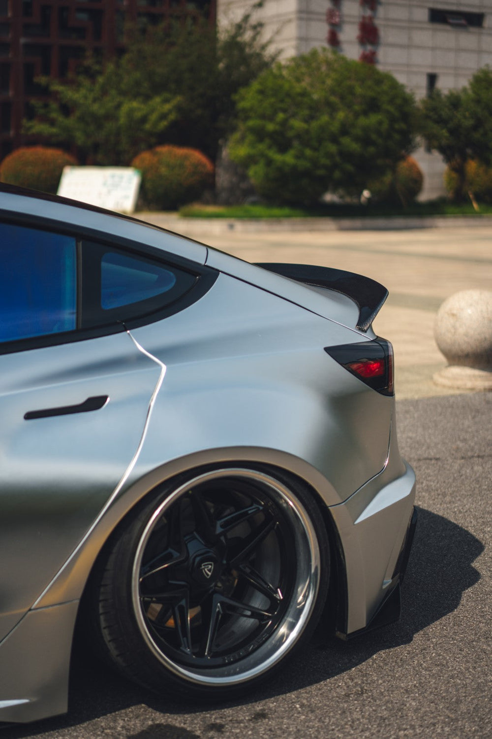 Robot "HACKER"  V4 Ducktail Spoiler For Tesla Model 3