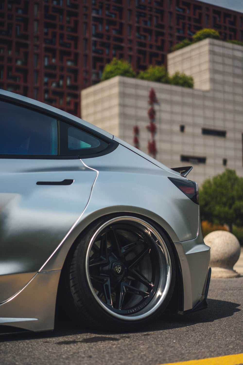 Robot "HACKER"  V4 Ducktail Spoiler For Tesla Model 3