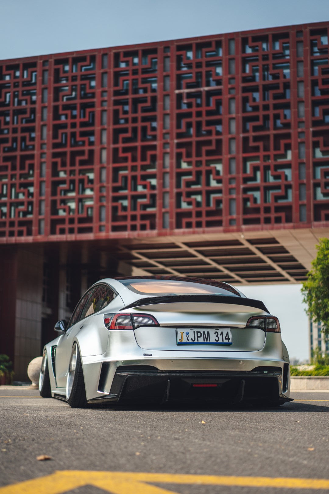 Robot "HACKER"  V4 Ducktail Spoiler For Tesla Model 3