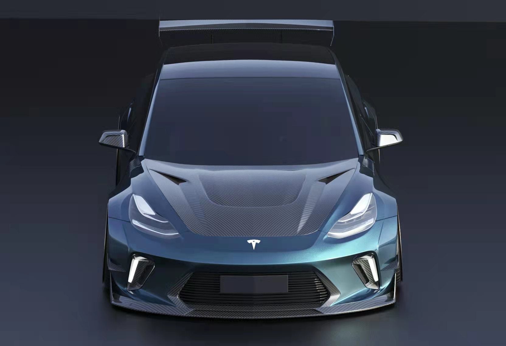 Robot "HACKER"  Widebody Full Body Kit For Tesla Model 3