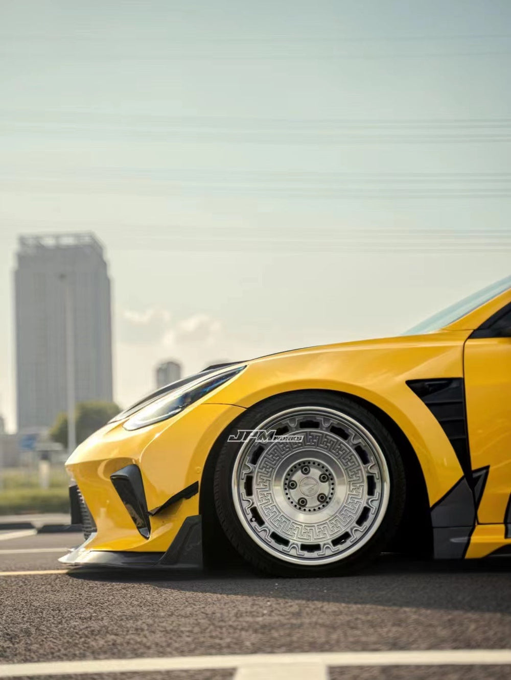 Robot "HACKER"  Widebody Wheel Arches & Side Skirts For Tesla Model 3