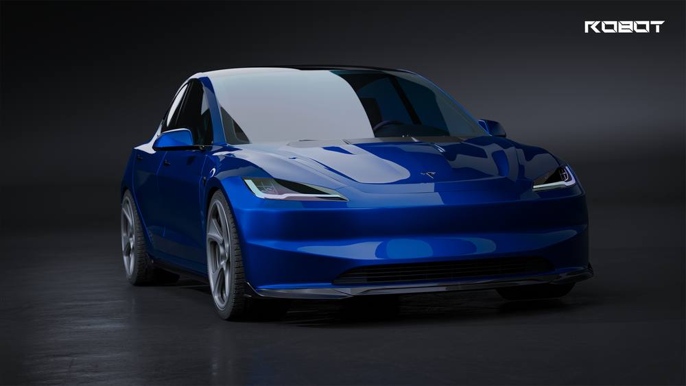 Robot " Hidrogai "Hood Bonnet for Tesla Model 3 2024-ON