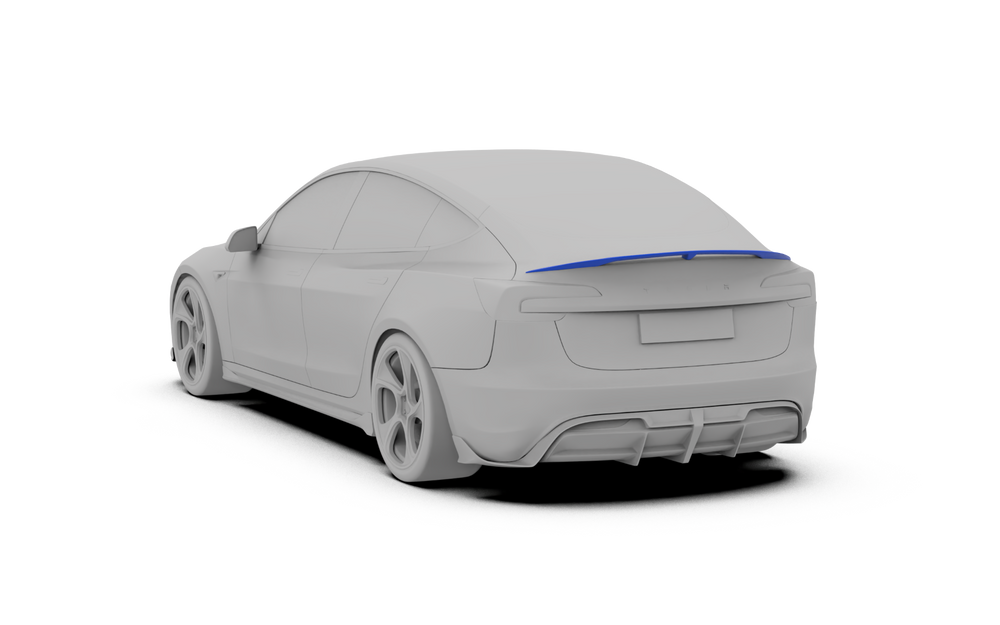 Robot " Hidrogai " Ducktail Rear Spoiler for Tesla Model 3 2024-ON