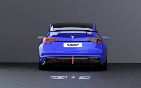 Robot "Crypton" Rear Spoiler Wing For Tesla Model 3
