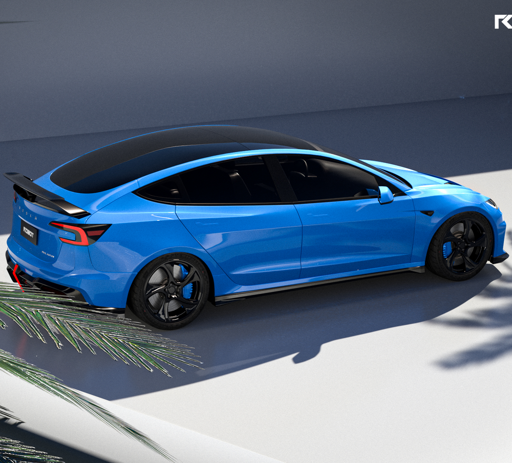 Robot Hacker Side Skirts for Tesla Model 3 Highland 2024-ON