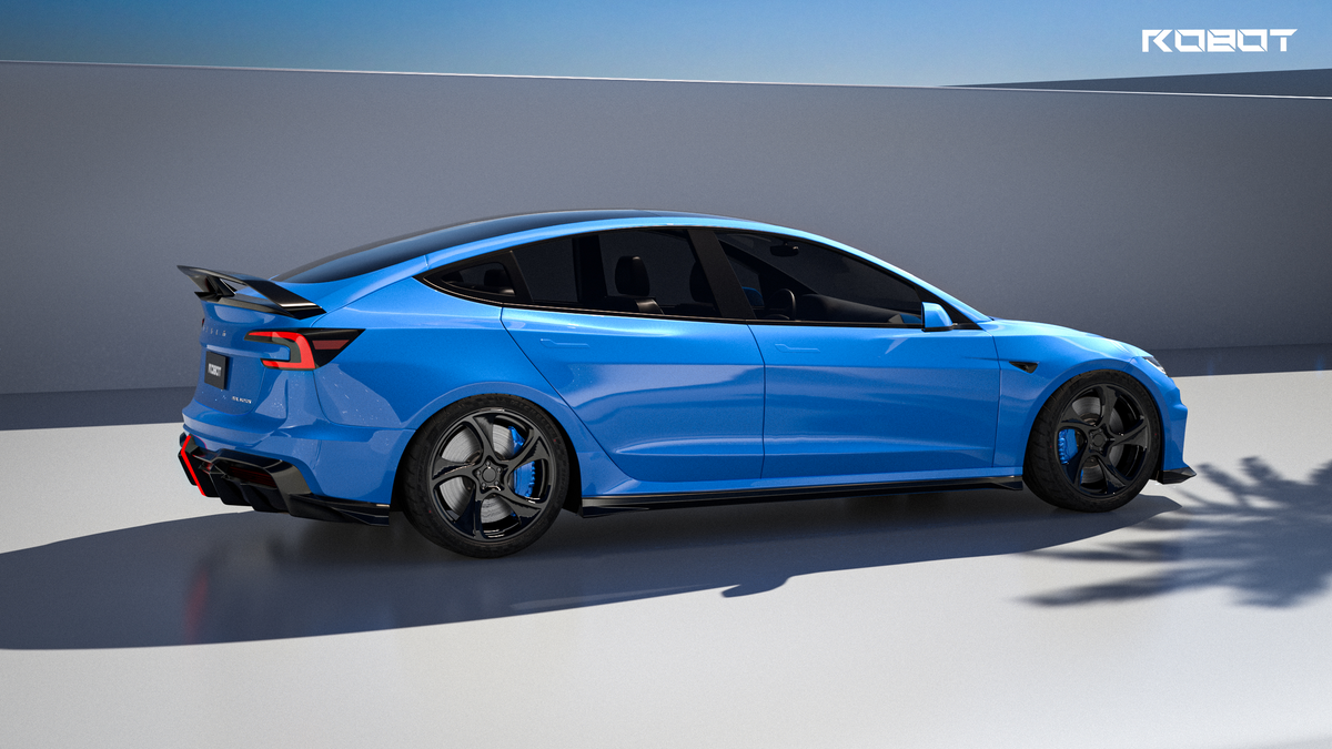 Robot Hacker Side Skirts for Tesla Model 3 Highland 2024-ON