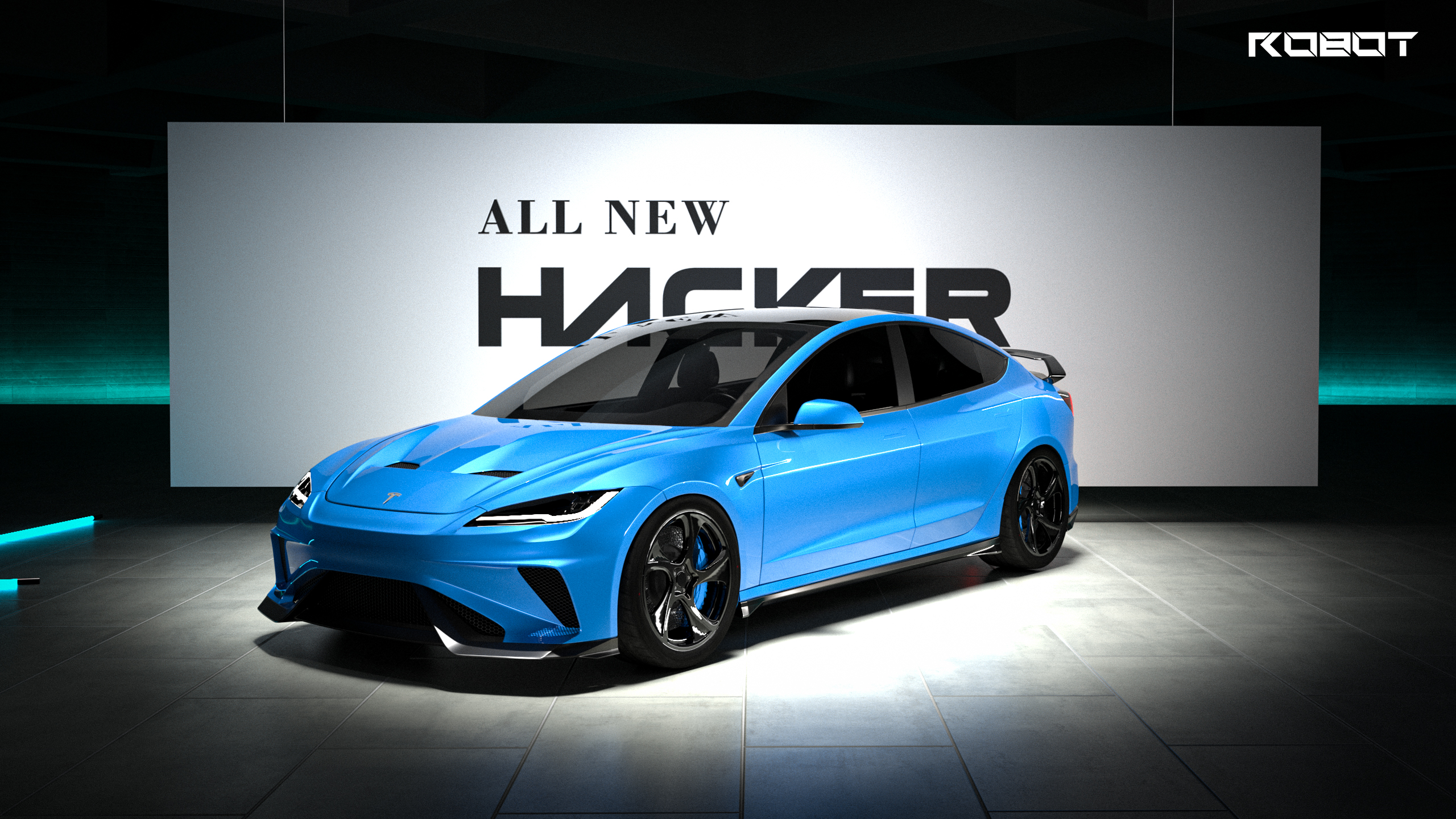 Robot Hacker FRP & Carbon Full Kit for Tesla Model 3 Highland 2024-ON