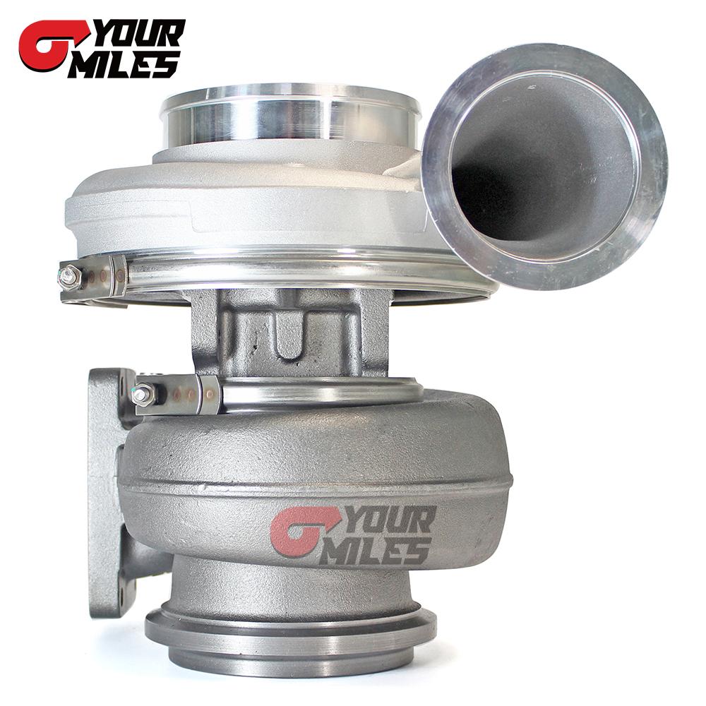 Yourmiles S400SX4 80mm Billet Compressor Wheel T4 Twin Scroll 1.25 A/R 96/88mm Turbo Charger RC Cover