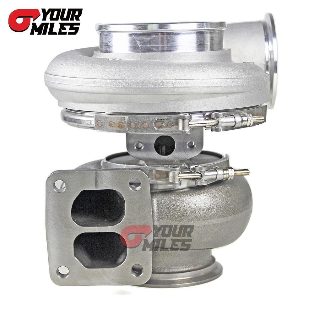Yourmiles S400SX4 80mm Billet Compressor Wheel T4 Twin Scroll 1.25 A/R 96/88mm Turbo Charger RC Cover