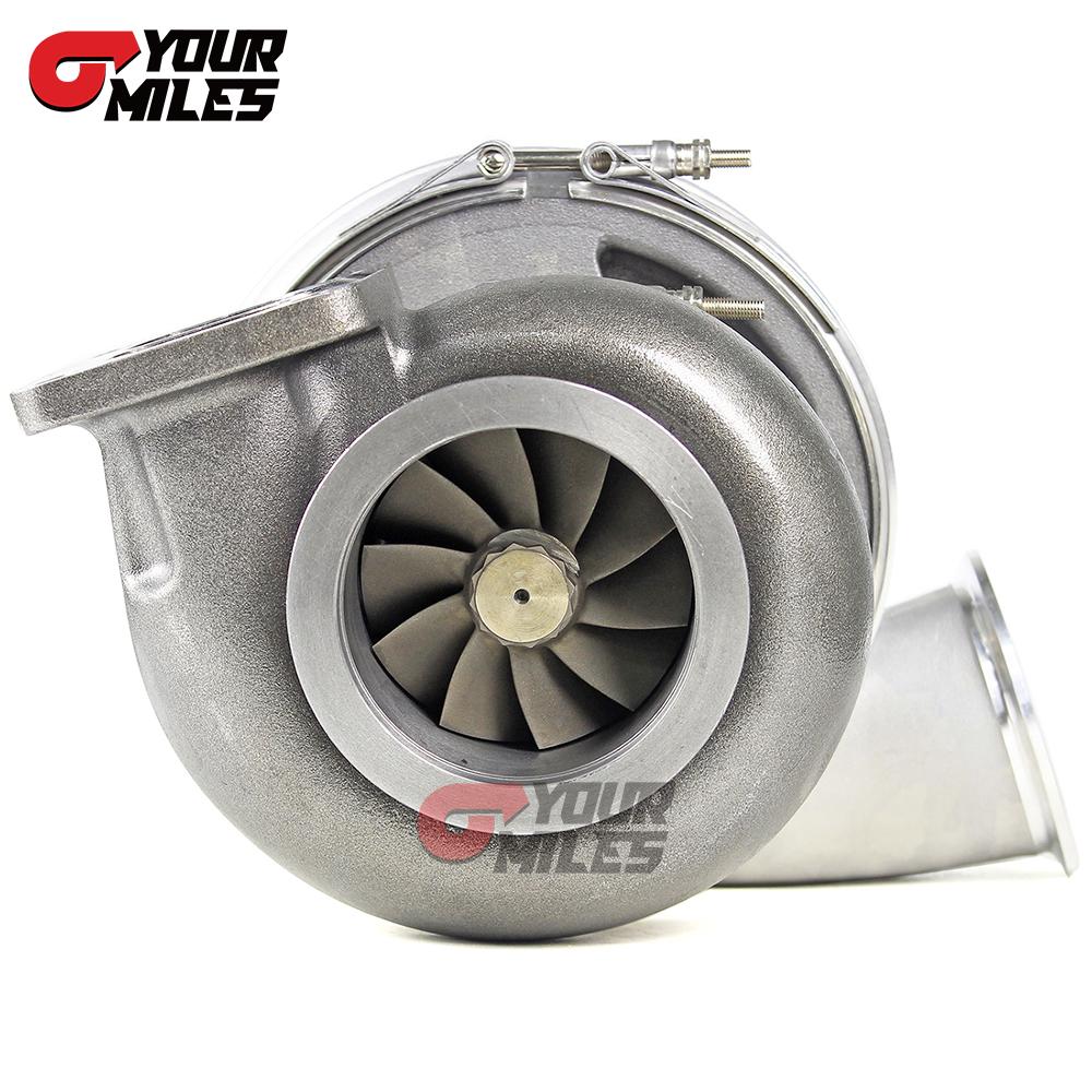 Yourmiles S400SX4 80mm Billet Compressor Wheel T4 Twin Scroll 1.25 A/R 96/88mm Turbo Charger RC Cover