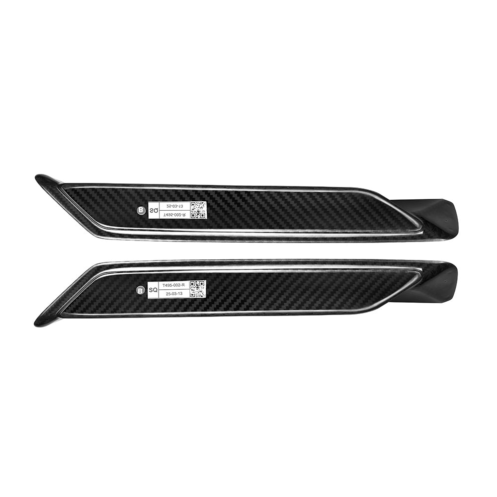 SOOQOO BMW M5 G90 carbon fibre carbon trim - installation fitment view