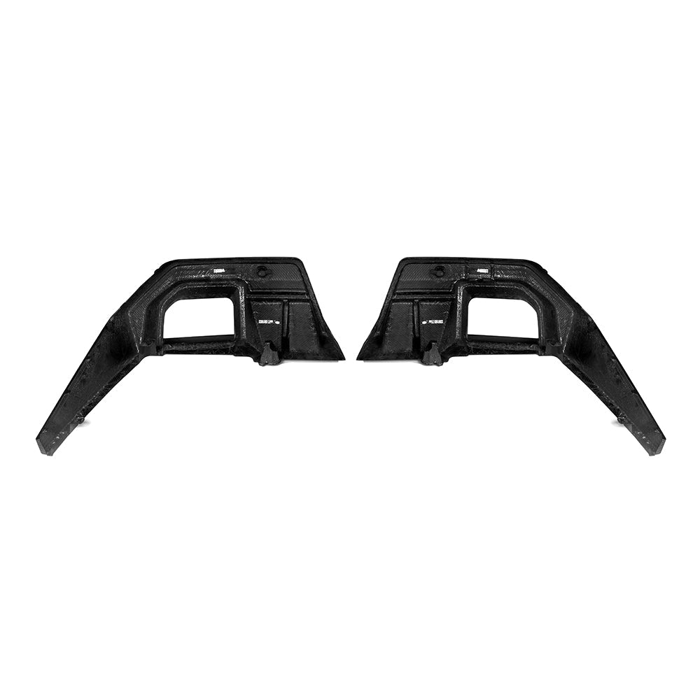 SOOQOO BMW M5 G90 carbon fibre rear diffuser - detail shot of mounting points
